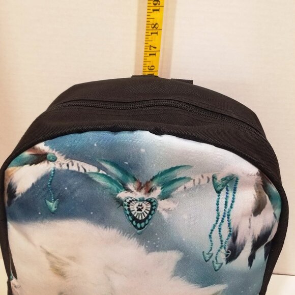 Kids' 3-piece Backpack set, White Wolves Dreamcatcher picture, EUC - Picture 4 of 15